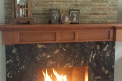 Custom Fireplace and Mantle