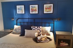 Unique Wood Panel Accent Wall